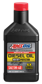 AMSOIL Signature Series Max-Duty Synthetic CK-4 Diesel Oil 5W-40 (DEO)